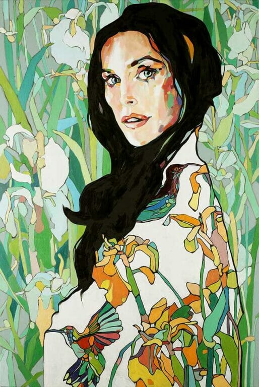 The collection begins with the first painting - giclée 1gentlewoman - Dominik Jasinskie Szugentlewoman -